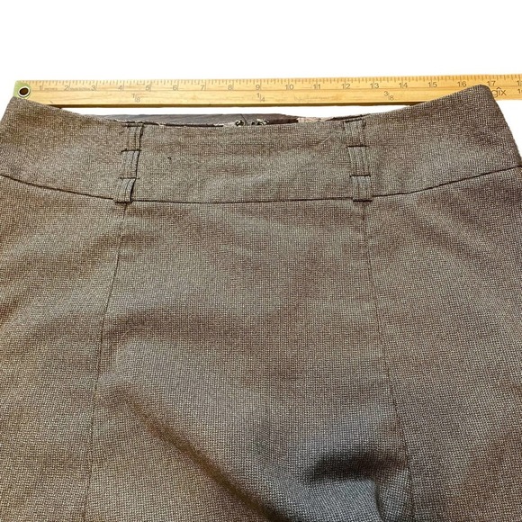 Maurices Brown Rayon Blend A-Line Skirt Sz 9/10 - Picture 5 of 6